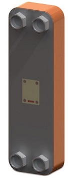 Паяный теплообменник HYDAC HEX S722-80
