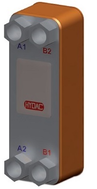 Паяный теплообменник HYDAC HEX S610-80