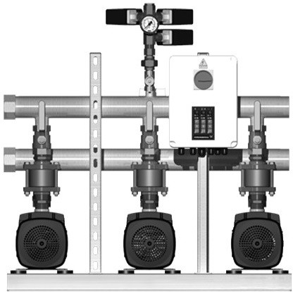 Насос для повышения давления Grundfos Hydro Multi-S 2 CM3-4