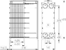 Пластинчатый разборный теплообменник SWEP GL-430N
