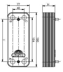 Пластинчатый теплообменник Zilmet ZB 190