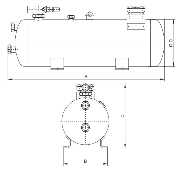 Кожухотрубный теплообменник BITZER F562G