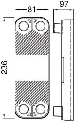 Пластинчатый теплообменник HISAKA BX-05