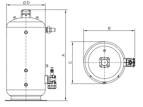 Кожухотрубный теплообменник BITZER FS152